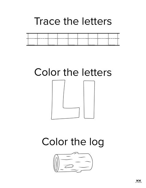 Letter L Worksheets - 50 FREE Printables | Printabulls