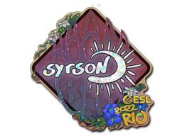 Sticker Syrson Glitter Rio Cs Go Cs Wiki By Cs Money