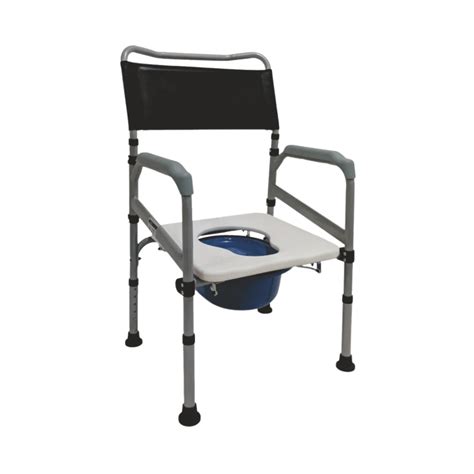 Comfort Steel Folding Commode Chair Without Castors Jps Surgicals