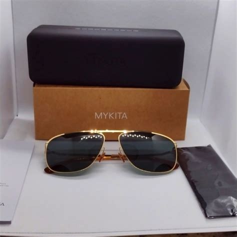 Mykita Accessories Mykita Sunglasses Lite Sun Green Lenses New With