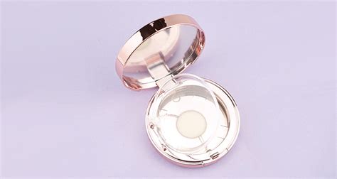 Round Fundation Compact Powder Case With Mirror Zmic