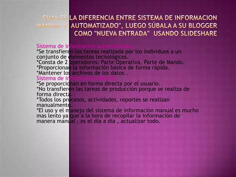 Cual Es La Diferencia Entre Sistema De Informacion PPT