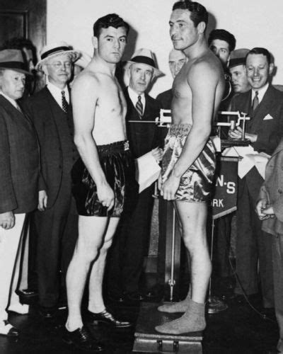 1935 Boxers Max Baer Vs James Braddock 8x10 Photo Heavyweight Weigh In