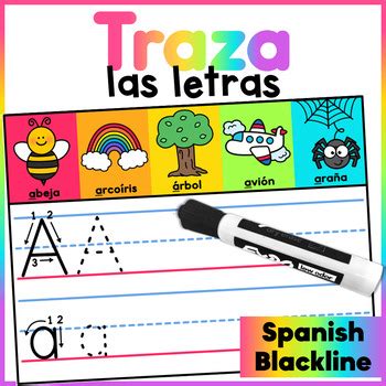 El Alfabeto Traza El Abecedario By The Bilingual Rainbow Tpt