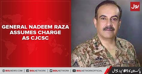 General Nadeem Raza Assumes Charge As Cjcsc