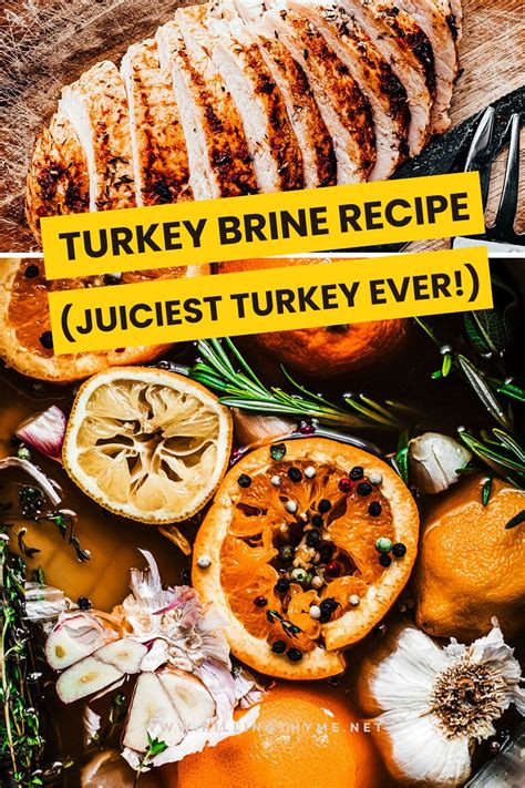 Best Turkey Brine Recipe Killing Thyme