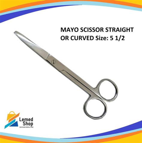 Mayo Scissors Straight Size Blunt Blunt Surgical Operating