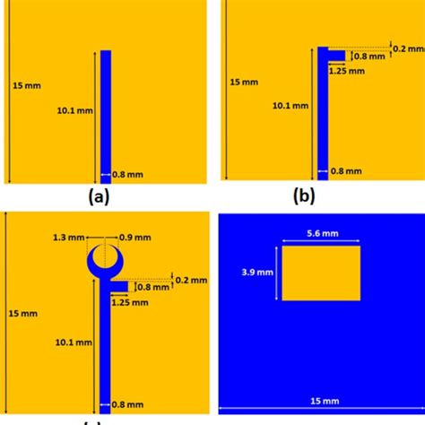 The Design Procedures Of The Mm Wave Antenna A Antenna 1 B Antenna