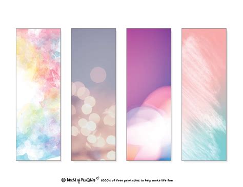 Aesthetic Bookmarks 120 Beautiful Styles For Free World Of Printables