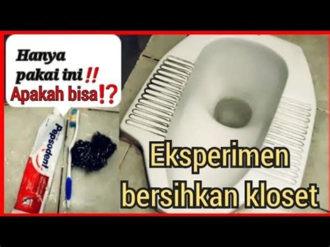 Experiment Cara Bersihkan Kloset Yang Bernoda Membandel Apakah Bisa