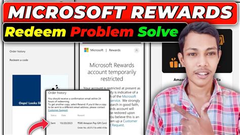 Microsoft Reward Redeem Problem Solve How To Solve Redeem Problem