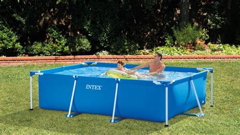 Intex Metal Rectangular Frame Pool Intex Pools Indonesia