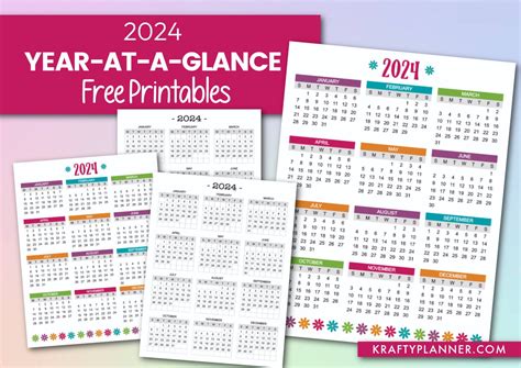 2024 Yearly Calendar Printable Free Calendar 2024 Printable