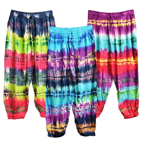 Tie Dye Striped Harem Pants 37 Colors Vary