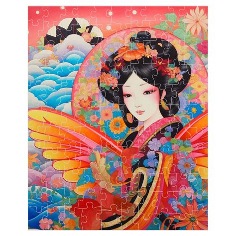 Enchanted Japanese Fairy Puzzle: A Colorful Journey of Harmony & Magic