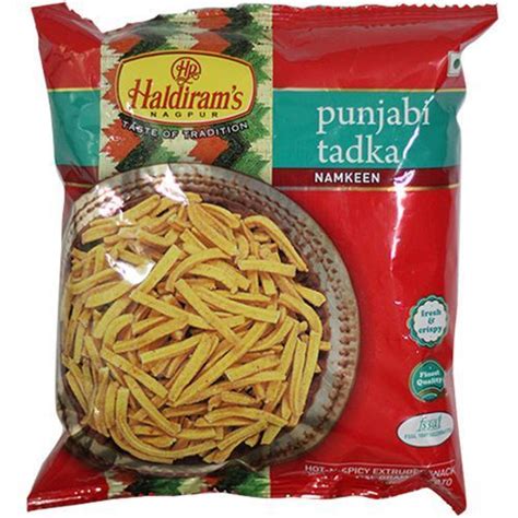 Haldirams Namkeen Spicy Crunchy And Punjabi Tadka Pack Of 150 G Pouch