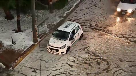 Video Lluvia Y Granizo Colapsan Drenaje De Tizayuca Hidalgo