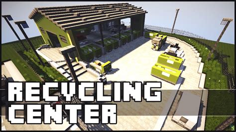 Minecraft Recycling Center YouTube