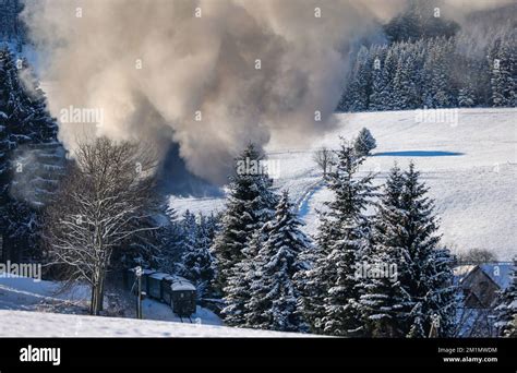 Cranzahl Germany Th Dec The Fichtelberg Railway Makes Its