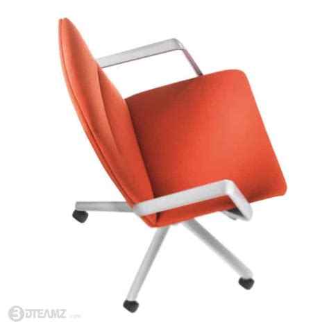 Wilkhahn Sola Orange Chair 3d Model