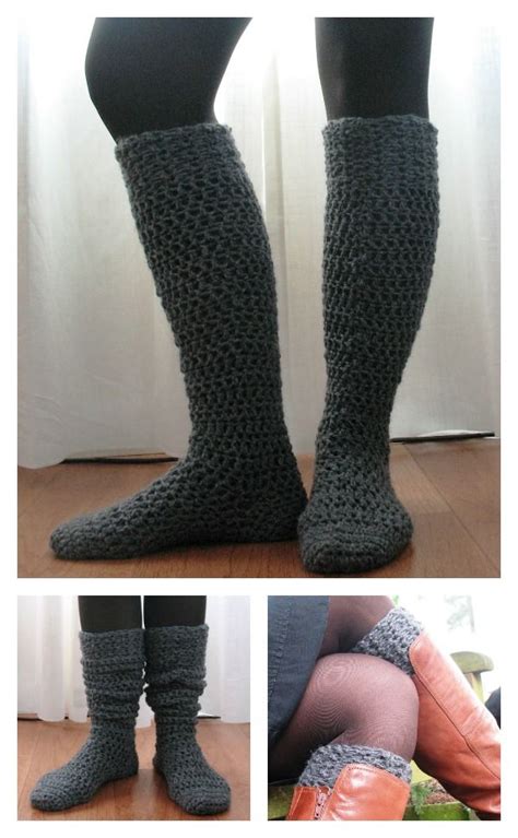 Valerie S Knee High Socks Crochet Pattern Artofit