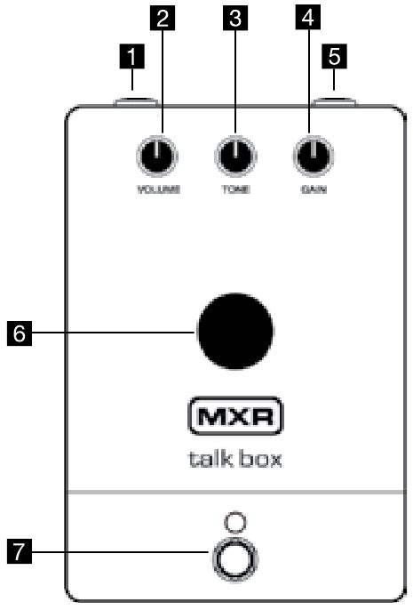 Mxr M222 TALK BOX Music Pedal Manual ManualsLib