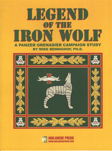 Panzer Grenadier Legend Of The Iron Wolf Scenario Booklets Panzer