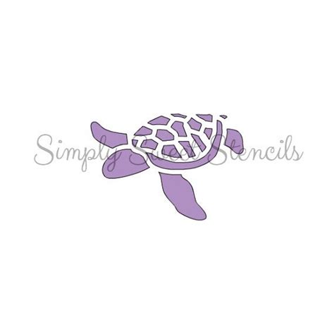 Sea Turtle Stencil 2