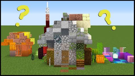 I Made a House Using 1 of Every Block in Minecraft