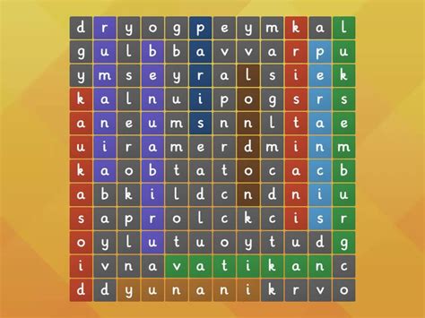 Dinamika Penduduk Eropa Wordsearch