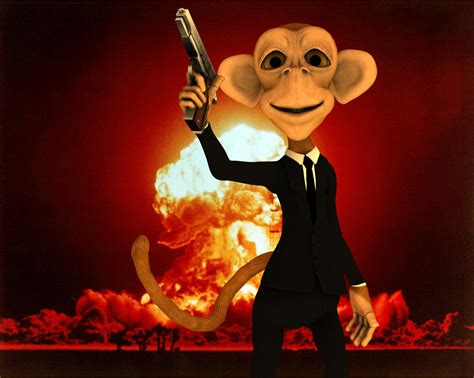 Monkey with a gun by Simidae on DeviantArt