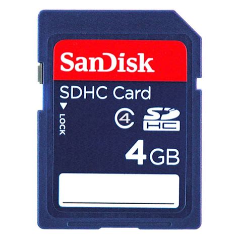 SanDisk 4GB SD/SDHC Memory Card (Class 4) - 10791918 - Overstock.com Shopping - Top Rated ...