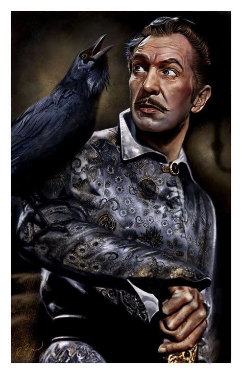 Vincent Price Birds Of A Feather 11 X 17 Art Print By Rob Birchfield