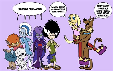 Brandy And Scooby Get Visited By The Ghoul School By Brandyandscooby On