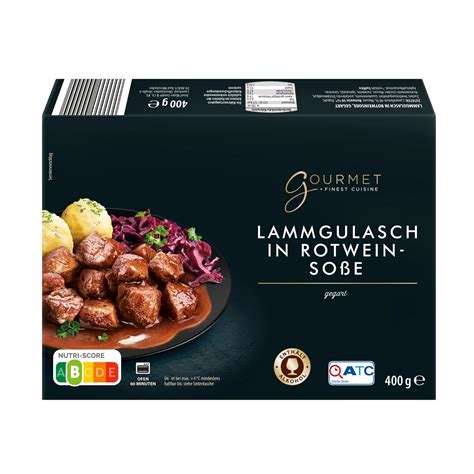 Gourmet Finest Cuisine Lamm Gulasch G Aldi S D