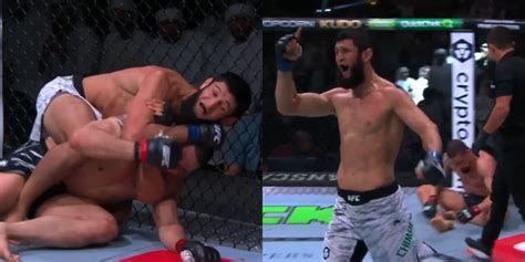 Khamzat Chimaev Breaks Robert Whittakers Jaw With Rear Naked Choke At UFC Jitsmagazine
