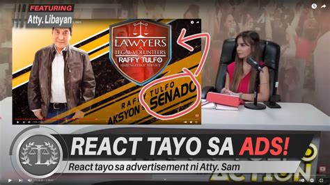 Raffytulfoinaction Lawyers Sali Na Para Makatulong Youtube