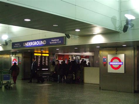 Heathrow Terminals 1 2 3 Underground Station Hillingdon 1977