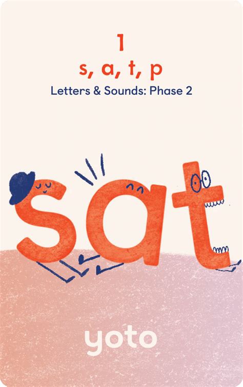 Yoto phonics letters and sounds phase 2 audio cards – Artofit