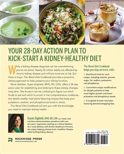 Renal Diet Cookbook By Susan Zogheib The Low Sodium Low Potassium