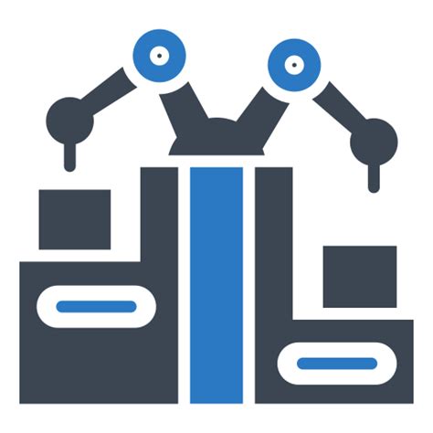 Robot Warehouse Automation Science And Technology Icons