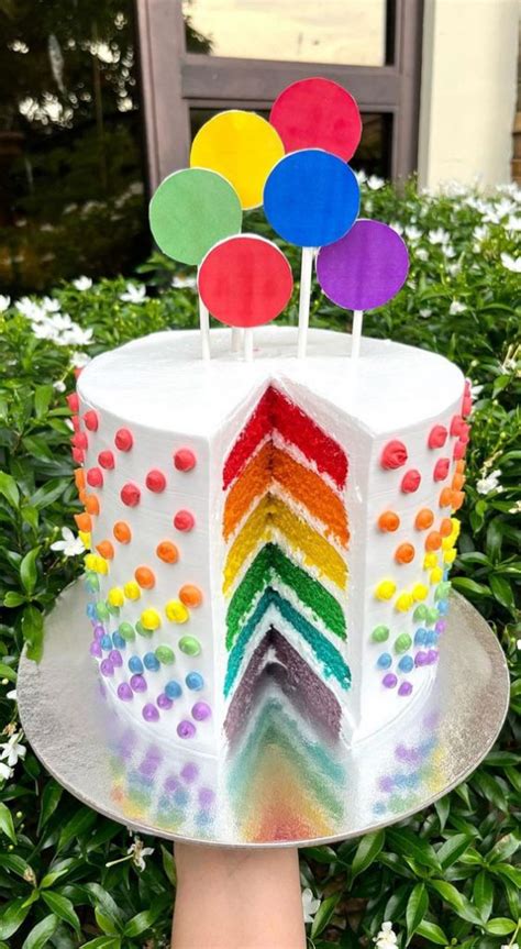 Cute Rainbow Cake Ideas For You Colourful Dessert Rainbow Cake