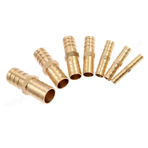 2 3 4 Way Brass Connector 4 6 8 10 12 14 16 19mm Hose Copper Brass Barb