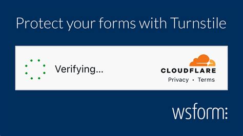 Add Cloudflare Turnstile to a WordPress Form