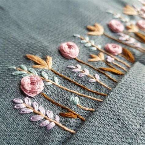 New Ribbon Embroidery Nel Punti Di Ricamo A Mano Idee Di Ricamo