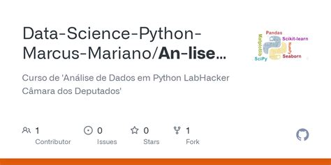 Github Data Science Python Marcus Mariano An Lise De Dados Em Python