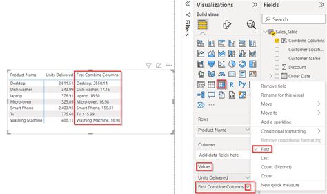 How To Combine Columns In Power Bi Table Printable Templates