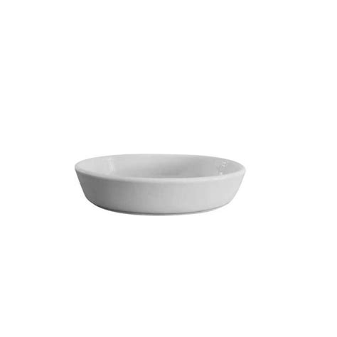 Plat Individuel Sabot Oval Porcelaine Culinaire Blanc X X Cm