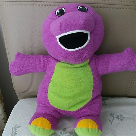 Barney plush toy, Toys & Games, Bricks & Figurines on Carousell