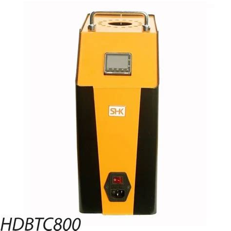 Digital Stainless Steel SHK HDBTC800 Hot Dry Block Temperature Calibrator For Laboratory